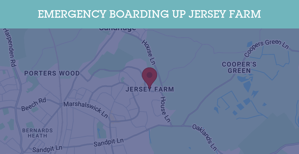 Emergency Boarding Up Services in Jersey Farm - AL4